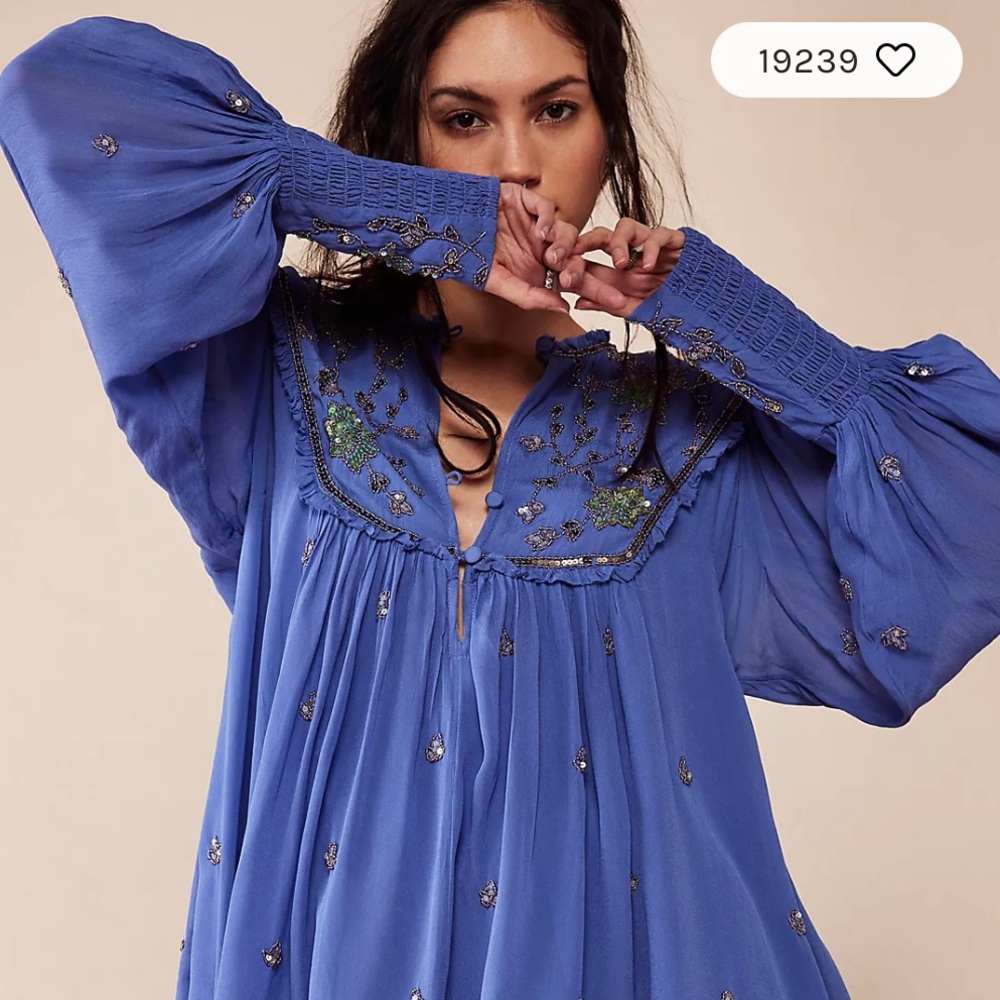 Free People Bali Golden Sun Dress